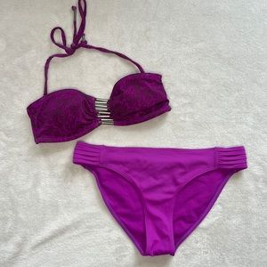 H&M purple bikini size 6